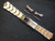 Signed 19mm Tapered To 16mm 2-tone  Oyster Quality Watch Bracelet Band Strap For Vintage 34mm Tudor Prince Date Watch Case