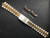 Signed  17mm Gold Alloy Plated Jubilee Style 2-Tone Higher Quality Watch Band Bracelet Strap For Old Midsize ROLEX DATEJUST Watch