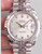 New Style Of Steel Rolex 41mm DateJust Watch Set With Fluted Bezel And Black Dial Has Luminous Sticks Fit ETA 2824 Movement