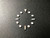 One Set Of 12 Pcs Silver Luminous Hour Markers With Blue Light For Mens New Model Of Submariner Or Yacht-Master Or GMT Watch Dial With Or Without Date Window