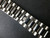 Vintage Style Of President Style Solid Steel Mens Silvery Wrist Bracelet Bangle With Hidden Clasp Marked Rolex Logo