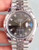 New Style Of Steel Rolex 41mm DateJust Watch Set  With CZ Rhinestone Bezel And Silver Dial Has Luminous Sticks Fit ETA 2824 Movement