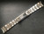 Signed Lighter 19mm Tapered To 16mm Stainless Steel All Brushed Oyster Quality Watch Bracelet Band Strap With Folded Hollow Center Links And 557 End Pieces For Vintage 34mm Tudor Prince Date Watch Case