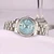 Steel Ladies Rolex 31mm DateJust Watch Set With CZ Rhinestones Bezel And Mother Of Pearl White Dial Has CZ Rhinestones And President Watch Band Fit ETA 2671 Movement