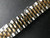 Gold Alloy Plated 2-tone Ladies Rolex 31mm DateJust Watch Set  With fluted Bezel And Champagne Dial Has CZ Rhinestones And Jubilee Watch Band Fit ETA 2671 Movement