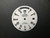 28.5mm White Dial Marked Tudor Symbol With Roman Numerals And Silver CZ Rhinestones For Mens Prince Oyster DAY-DATE Watch Fit ETA 2834 Automatic Movement
