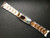 19mm Gold Alloy Plated 2-tone Oyster Quality Watch Bracelet Band Strap With Branded Hidden Clasp For Vintage 34mm Rolex 2-tone Watch Case