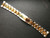 19mm Gold Alloy Plated 2-tone Oyster Quality Watch Bracelet Band Strap With Branded Hidden Clasp For Vintage 34mm Rolex 2-tone Watch Case