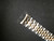Gold Alloy Plated 2-tone Ladies Rolex 31mm DateJust Watch Set  With fluted Bezel And Silver Dial Has CZ Rhinestones And Jubilee Watch Band Fit ETA 2671 Movement