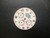 29mm White Dial Marked Rolex Symbol With Golden Roman Numerals And Red Circle For Mens 2-tone DAYTONA Watch Fit Chinese 7750 Automatic Movement