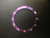 Bigger Purple Aluminum Bezel Insert With White Numbers For New Style Of ROLEX 116610 SUBMARINER Or GMT II Watch