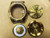Rolex 41mm Golden Day-Date Watch Set  With Fluted Bezel And Champagne Dial Has Luminous Sticks Fit ETA 2836 Movement