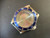 ROLEX Signed 5513 Vintage Style of 40mm Stainless Steel Submariner Watch Case With Acrylic Bubble Crystal Blue Friction Bezel And 20mm Lugs Have Drilled Through Holes Fit ETA 2824 Or NH35/36/38 Movement And Dial In 28.0~29.0mm