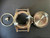 ROLEX Signed 5513 Vintage Style of 40mm Stainless Steel Submariner Watch Case With Acrylic Bubble Crystal Green Friction Bezel And 20mm Lugs Have Drilled Through Holes Fit ETA 2824 Or NH35/36/38 Movement And Dial In 28.0~29.0mm