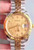 New Style Of 2-tone Rolex 41mm DateJust Watch Set  With Golden Fluted Bezel And Wimbledon Rhodium Dial Fit ETA 2824 Movement
