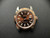 New Style Of 2-tone Rolex 41mm DateJust Watch Set  With Rose Golden Fluted Bezel And Coffee Brown Rose Golden 2-tone Dial Has Golden Luminous Sticks Fit ETA 2824 Movement