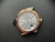 Newer Style Of 2-tone Rolex 41mm DateJust Watch Set With Rose Golden Fluted Bezel And Silver 2-tone Palm Leaf Dial Has Rose Golden Luminous Sticks Fit ETA 2824 Movement