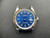Newer Style Of Steel Rolex 41mm DateJust Watch Set  With Steel Fluted Bezel And Blue Motif Dial Has Silver Luminous Sticks Fit ETA 2824 Movement