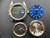 Newer Style Of Steel Rolex 41mm DateJust Watch Set  With Steel Fluted Bezel And Blue Motif Dial Has Silver Luminous Sticks Fit ETA 2824 Movement