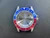 ROLEX Signed Vintage Style of 39.6mm Stainless Steel 1675 GMT Watch Case With Acrylic Bubble Crystal Pepsi Friction Bezel And 20mm Lugs Have Drilled Through Holes Fit Modified 2836 Movement And Dial In 27.3mm With DWO