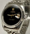 Higher Quality Of 28mm Glossy Black Onyx Stone Dial Marked Golden Rolex Symbol Without Hour Markers For Mens 2-tone or Golden OYSTER PERPETUAL DATEJUST Watch Fit ETA 2836 Automatic Movement With DWO