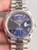 Steel 228206 Rolex 41mm Day-Date Watch Set  With Smooth Bezel And Sunburst Light Blue Dial Has Silver Roman Numerals Fit ETA 2836 Movement