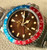 27.3mm 1675 Vintage Style Of Reddish Tropical Gilt GMT Master Dial With Super Yellow Luminova Marked Rolex Symbol Fit ETA 2836 Or DG3804B movement With Date Wheel Overlay For 4 Hands