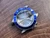 NEW UPDATED ROLEX Signed Vintage Style of 39.6mm Stainless Steel 1675 GMT Watch Case With Acrylic Bubble Crysta Blue Friction Bezel And 20mm Lugs Have Drilled Through Holes Fit Modified 2836 Movement And Dial In 27.3mm With DWO