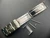 Rolex Signed Stainless Steel All Brushed Flip-Lock Clasp for Vintage Style Of Mens 20mm Submariner Oyster Watch Band Bracelet