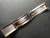 Rolex Signed Stainless Steel Folding Flip Clasp Marked Bigger Crown Logo for Vintage Style Of Mens 20mm Rivet Or Jubilee Watch Band Bracelet