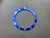Vintage Style Of Blue Aluminum Bezel Insert With Silver Numbers For Rolex 40mm Submariner Watch Case Of  16800, 16803, 16808, 16610, 16613, 16618