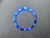 Vintage Style Of Blue Aluminum Bezel Insert With Silver Numbers For Rolex 40mm Submariner Watch Case Of  16800, 16803, 16808, 16610, 16613, 16618