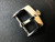Stainless Steel Buckle Marked Rolex Crown Logo With 16mm Spring Bar For The 19mm Leather Strap