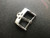 Stainless Steel Buckle Marked Omega Logo With 16mm Spring Bar For The 19mm Leather Strap