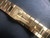 20mm Signed Stainless Steel Yellow Golden President Watch Band Bracelet Strap Flat End Pieces For Vintage 36mm ROLEX Golden DAY-DATE Watch