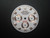 29mm White Dial Marked Rolex Symbol With Silver CZ Rhinestones For Mens DAYTONA Watch Fit Chinese 7750 Automatic Movement