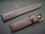 20mm Deep Brown Genuine Italy Leather Band Strap With Steel Buckle Marked Crown Logo For The Rolex Watch