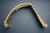 19mm Signed Gold Alloy Plated Golden President Watch Band Bracelet Strap With Curved End Pieces For Old 34mm ROLEX DATEJUST Watch
