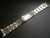 19mm Solid Stainless Steel Polished Center Watch Band Bracelet Strap With Flip-Lock Clasp Marked Rolex Logo For Vintage ROLEX 34mm Oyster Watch Case