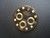 29mm Black Dial Marked Rolex Symbol With Golden CZ Rhinestones For Mens DAYTONA Watch Fit Chinese 7750 Automatic Movement