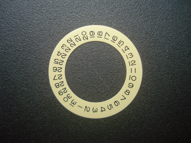 One Pc Champagne Date Disc Wheel Overlay For ETA 2836 Or DG 2813 Or MIYOTA 8215 Automatic Movement Fit The Mens Newer Style Of 116613 Rolex SUBMARINER Watch