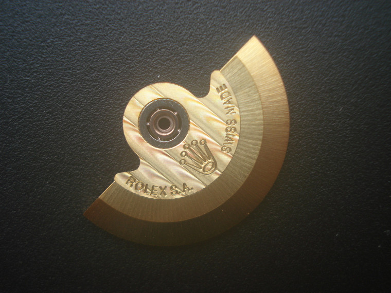 Golden Rotor #2 Marked Rolex Crown Logo Fit The ETA 2836 Or 2824 Or 2834 Movement For Mens Watch