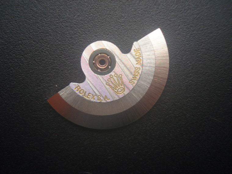 Silver Rotor #2 Marked Rolex Crown Logo Fit The ETA 2836 Or 2824 Or 2834 Movement For Mens Watch