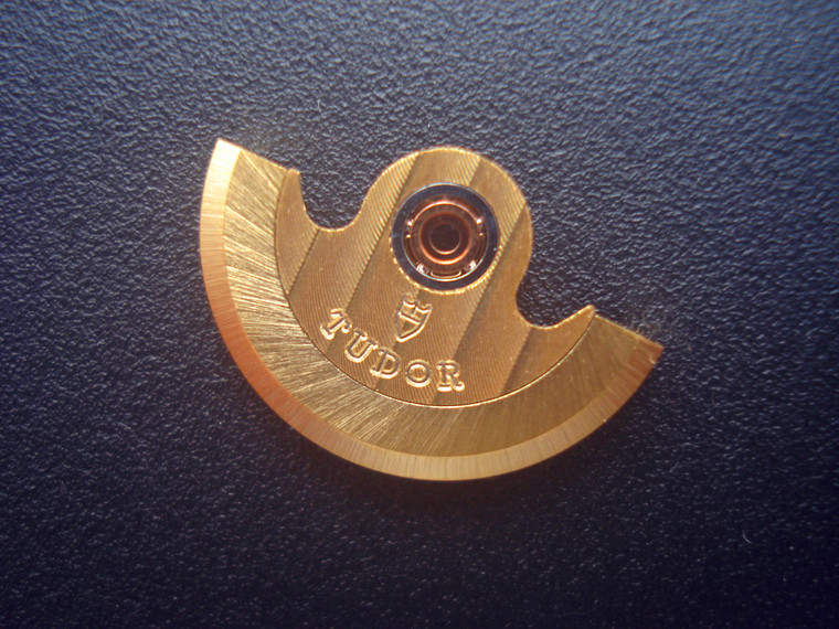 Golden Rotor Marked Tudor Logo Fit The ETA 2671 Movement For Ladies Watch