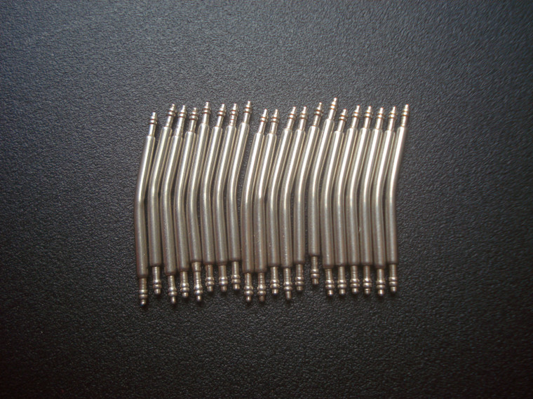 50 Pcs 1.5mm Steel Curved Spring Bar Pins 20mm For Watch Leather Or Rubber Or Nylon STRAP SET CASE