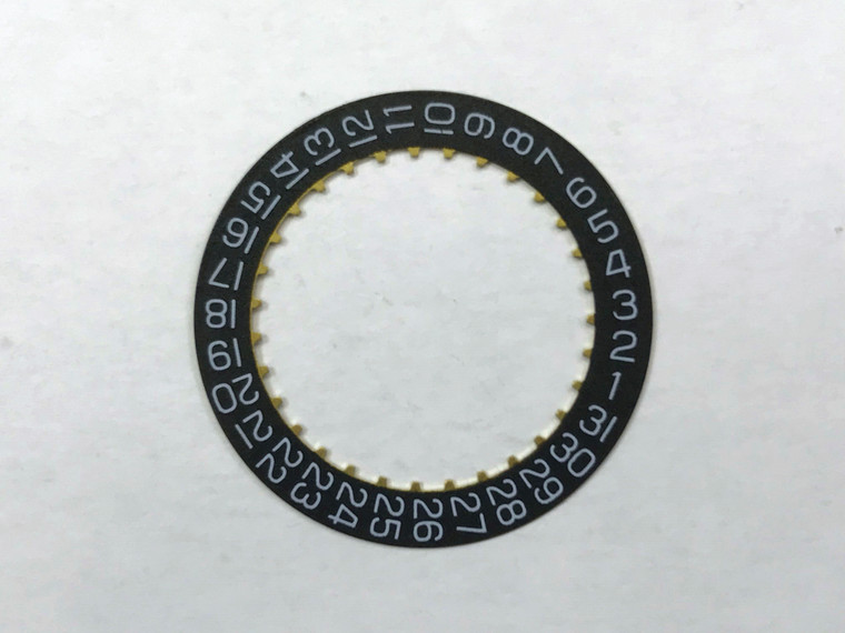 One Pc Black Date Wheel Disc Fit ETA 2824 Automatic Movement For The Dial With Date Window On 3 O'clock