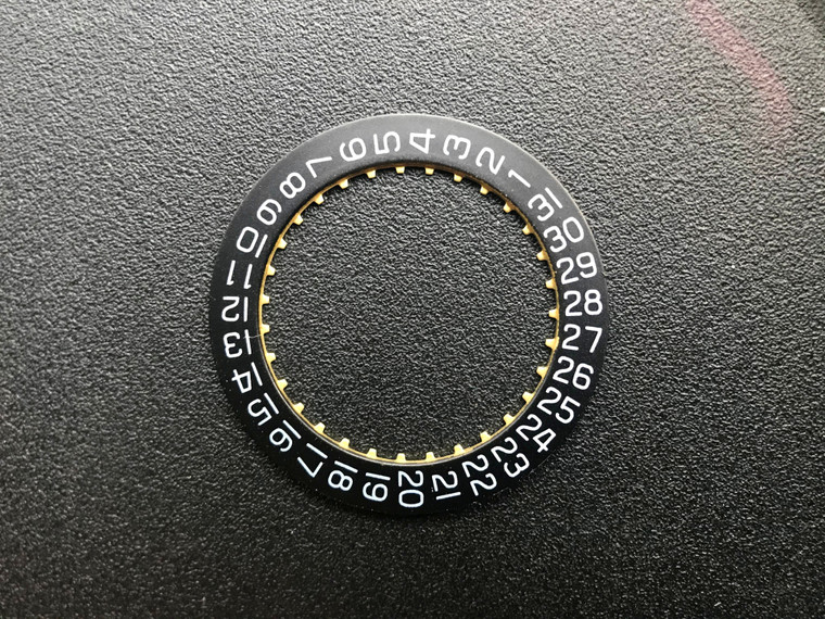 One Pc Black Date Wheel Disc Fit ETA 2836 Automatic Movement For The Dial With Date Window On 3 O'clock