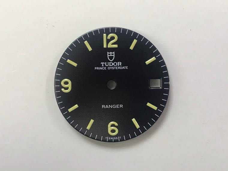 27mm Vintage Tudor Ranger Prince OysterDate Dial With Super Yellow Lume Fit ETA 2836 Or 2824 Or DG 2813 Or MIYOTA 8215