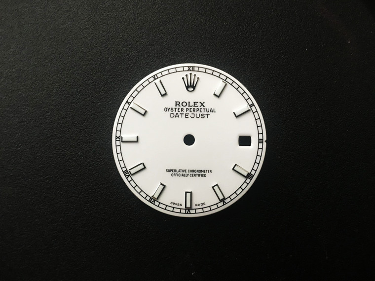 28mm 116234 Gloosy White Dial Marked ROLEX Symbol With Super Luminous Sticks And Date Window Fit ETA 2836 Or 2824 Or DG 2813 Or MIYOTA 8215 Automatic Movement For Mens Steel DATEJUST Watch