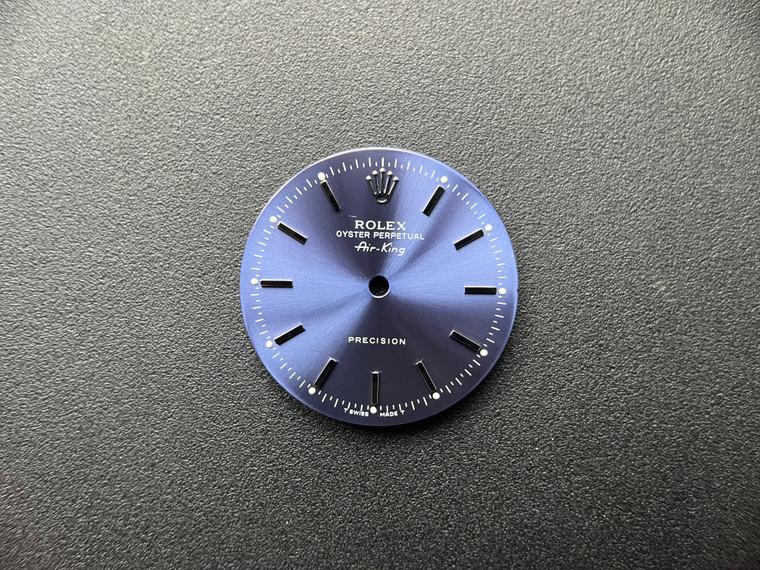 28.5mm Sunburst Blue Dial Marked Rolex Symbol With Silver Sticks For Mens 36mm OYSTER PERPETUAL Air-King Watch Fit ETA 2824, 2836 Or DG 2813 Or MIYOTA 8215 Automatic Movement